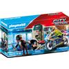playmobil City Action Playset Poliziotto in Moto e Ladro per Bambini da 4+ Anni - 70572A