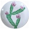 Excelsa Piatto piano Color cactus porcellana decorata Ø 27 cm 1 pezzo