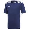 adidas Entrada 18 Jersey, Maglia Unisex Bambini, Dark Blue/White, 164