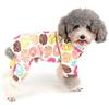 Zunea - Tuta per cani di piccola taglia, in cotone, motivo papere, copre le quattro zampe, unisex, per cani, gatti altri piccoli animali domestici