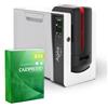 Evolis Agilia Duplex Expert - Doppio Lato, 600dpi, Display, USB, ETH