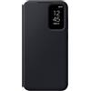 Samsung Smart View Wallet Cover custodia a portafoglio con finestra di visione notifiche per Galaxy S23 FE, Black