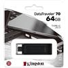 GielleService Pendrive Kingston DataTraveler 70 Memoria USB tipo C 64 GB DT70/64GB