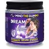 Mind The Gummy - DREAM Integratore Alimentare Per Il Sonno Con Melatonina, Melissa, Lavanda e Magnesio - 30 Caramelle Gommose, Gusto Mirtillo