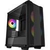 DEEPCOOL Case DeepCool CC360 ARGB Midi-Tower Nero Tempered Glass