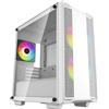 DEEPCOOL Case DeepCool CC360 WH ARGB Midi-Tower Bianco Tempered Glass