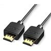 FOINNEX Cavo HDMI 4K, 2M Ultra Sottile Cavi HDMI 1.4 Alta Velocità Ultra HD, Cable HDMI 4K@30Hz 1080P 3D Ethernet ARC HDR Cavetto HDMI per PS3 PS4 Xbox TV Stick PC Laptop a HDTV Monitor