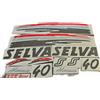 ADESIVI MOTORE FUORIBORDO SELVA MURENA 40 CV KIT COMPLETO
