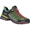 GRUPPO 10 Salewa Mountain Trainer Lite GTX Gore-Tex Scarpe Donna, Feld Green/Fluo Coral