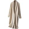 Dninmim Cardigan Lungo Casual da Donna in Cashmere Top Cappotto Maglione Allentato Cappotto Maglione Solido Beige khaki9 M