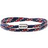 Wind Passion - Bracciale Sportivo Surfer Marinaio Lifestyle in Corda Nautica con Chiusura Magnetica per Uomo e Donna, Accessorio Mare Elegante, Idea Regalo Originale e Raffinata per Lui e Lei