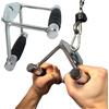 MuscleForge® Barra con Maniglie in Gomma per Pulley, Fitness e Bodybuilding, Manici con Impugnatura a Forma di D per Palestra, per Macchina a Cavo, per Puleggia