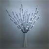 URAQT Catena Luminosa a LED 73 cm, 3 Pezzi Luci del Ramo Pieghevole Con 60 LED, Luci da Interno a Ramoscello, Decorazione per Feste e Natale, Luci Decorative per la Casa (Luce Bianca)