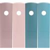 Exacompta - Rif. 182606SETD - Set di 4 raccoglitori per riviste MAG-CUBE Skandi, portariviste, cataloghi, riviste, portadocumenti, formato A4 e A4 maxi, larghezza 27,5 x m, 4 colori assortiti