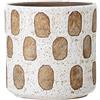 Bloomingville Vaso decorativo per fiori, bianco, terracotta