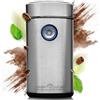Profi Cook PC-KSW 1216 - Macinacaffè elettrico da 40 g, motore da 150 Watt, lama a 2 lame in acciaio INOX, corpo in acciaio INOX
