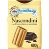 Mulino Bianco Biscotti Frollini Nascondini con Cioccolato, Colazione Ricca di Gusto - 600 gr
