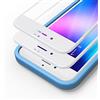 Bewahly Vetro Temperato iPhone 8/7 / SE 2020 [2 Pezzi], 3D Copertura Completa 9H Durezza Pellicola Protettiva in Vetro Temperato con Kit di Installazione per iPhone 8/7 / SE 2 (4,7 Pollici) Bianco