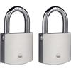 Yale Y110B/60/132/1 - Lucchetto di sicurezza Y120DB/60 60 mm: corpo in ottone con doppia chiusura cilindro a 5 perni e arco in acciaio al boro testato EN12320 per protezione esterna ad alta resistenza