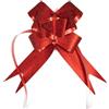 GMM Coccarde, Fiocchi, Nastri Autotiranti, Decorazioni Coccarde Natalizie, Coccarde San Valentino per Ricorrenze/30 pz (Rosso Brillante)