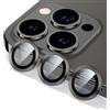 Cikiki Obiettivo protettivo del telefono cellulare adatto per apple 15 Pro Eagle Eye Pattern Lens Y2K6 metallo colorato