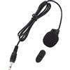 Akozon Microfono Lavalier Cablato con Clip per Riduzione del Rumore Mini Microfono a Condensatore Omnidirezionale Portatile per Interviste e Riunioni