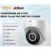 Imou CONFEZIONE DA 6 PCS IMOU Turret PoE 4MP IPC-T42EAP-0280B-imou LAN IP