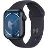 Apple Watch Serie 9 2023 GPS 41mm Cassa Alluminio Mezzanotte Cinturino Midnight