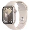 Apple Watch Serie 9 2023 GPS 41mm Cassa Alluminio Galassia Cinturino StarLight