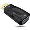 PremiumCord Convertitore HDMI a VGA + Audio, FULL HD 1080P