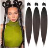 YDDM Capelli Per Treccine Africane Marrone Extension Treccine Texture Yaki Easy Install per Principianti 26 Pollici 3 Pezzi Capelli Leggeri e Naturali per Box Braids, Twist e Crochet