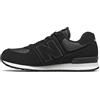 New Balance Gc574v1, Scarpe da Ginnastica Basse, Nero (Black Fb2), 37 EU