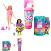 Barbie - Kit Regalo - Bambola Pop Reveal (HNW41) + Chelsea Cutie Reveal (HKR16). Bambola a tema fragola cambia colore con accessori Slime. Bambola peluche tucano con 7 sorprese cambia colore. 3+ anni