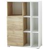 GERMANIA DIE MÖBELMACHER GW-Lioni 4195-513 schedario, truciolato Rivestito di melamina, Bianco/imitaz. Rovere Navarra, (L/H/P), 85 x 120 x 40 cm