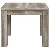 Forte Tavolo da pranzo allungabile, in legno derivato, rovere anticato, 90,4 x 90 x 75,9 cm