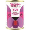 Natural Code 404 Cibo Umido Con Manzo/patate Dolci/mirtilli Per Cani Adulti Barattolo 400g