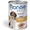 Monge Fresh Adult Patè 400 gr - Pollo - Confezione da 6 pezzi - Cibo Umido per Cani - 1° ORDINE? scegli lo sconto BZR5 / BZR20 + 200 punti fedeltà