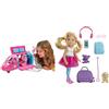 Barbie - Kit Regalo - Aereo dei Sogni (GDG76) + Chelsea in Viaggio (FWV20). Playset veicolo trasformabile con cagnolino e 15+ accessori. Bambola Chelsea con cucciolo e valigia da viaggio. 3+ anni