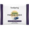 Foodspring Vegan Protein Cookie - Protein Cookie Vegano Cheesecake Mirtillo, 50g