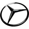 Mercedes-Benz Emblema per griglia del radiatore in argento cromato per auto, SUV