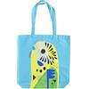 Maxwell & Williams Pete Cromer Borsa Shopper Grande 100% Cotone, Stampa Parrocchetto Ondulato, 42 x 41 cm