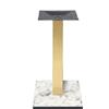 Ristosubito Base da interno TESR Basi in stratificato HPL COMPACT, spessore 20 mm, tubo in metallo, piastra superiore (300 x 300 x 3 mm) piedini regolabili Modello 222-HPQ410