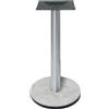 Ristosubito Base da interno in acciaio inox TESR Basi in stratificato HPL COMPACT, spessore 20 mm, tubo in metallo, piastra superiore (300 x 300 x 3 mm) piedini regolabili Modello 265-HPR502