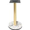 Ristosubito Base da interno in acciaio inox TESR Basi in stratificato HPL COMPACT, spessore 20 mm, tubo in metallo, piastra superiore (300 x 300 x 3 mm) piedini regolabili Modello 329-HPR408