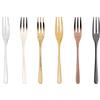 Sambonet - Taste Mix & Play Set di 6 Forchette Dolce in Acciaio Inox, Forchette da Dessert finitura PVD, Lavabili in lavastoviglie, Multicolore