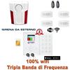 Antifurto Casa Kit Tendina Antifurto Casa Senza Fili HDPRO-WEB Tripla Banda di Frequenza GSM+WEB Wireless