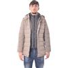 CAVALLI CLASS giaccone beige con antivento