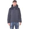 CAVALLI CLASS giaccone blu navy tessuto tecnico