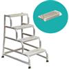 Svelt Sgabello professionale Mod. Cargo 4 gradini grigliati