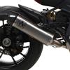 Terminale scarico moto Arrow Indy-Race alluminio dark fondello carby  omologato per Ducati Monster 937 2021-2022